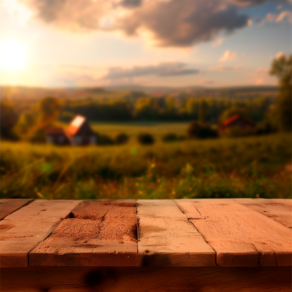 MESA DE MADEIRA | FAZENDA | CAMPO | BACKGROUND | IMAGEM PARA COMPOSIÇÃO