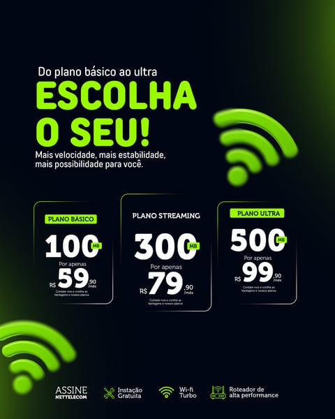 SOCIAL MEDIA PROVEDOR DE INTERNET FEED PSD EDITÁVEL 7