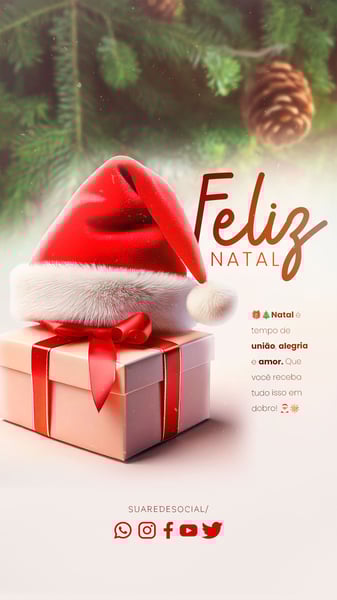 GLZ SOCIAL MEDIA FELIZ NATAL STORY NATAL É TEMPO DE UNIÃO, ALEGRIA E AMOR