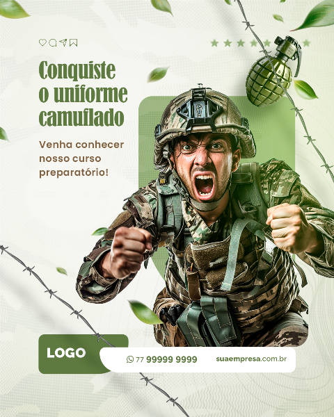SOCIAL MEDIA CURSO PREPARATÓRIO MILITAR 05