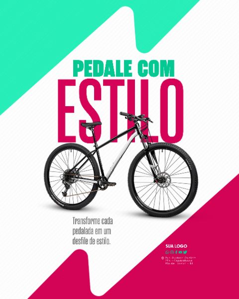 SOCIAL MEDIA - LOJA DE BICICLETA - PEDALE COM ESTILO