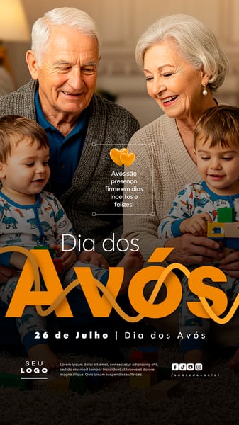 DIA DOS AVÓS 26 DE JULHO STORY SOCIAL MEDIA PSD EDITÁVEL 13