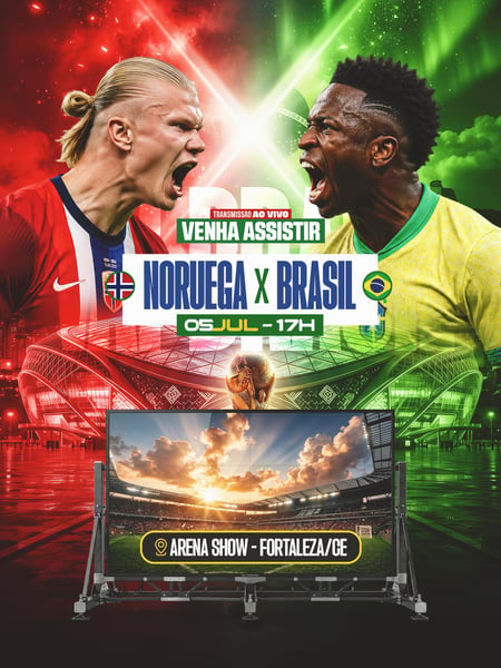 FLYER EVENTO TRANSMISSÃO AO VIVO COPA DO MUNDO BRASIL 06
