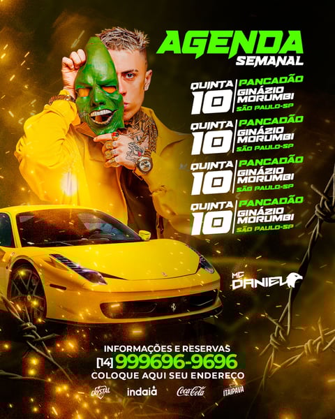 FLYER AGENDA SEMANAL - MC DANIEL