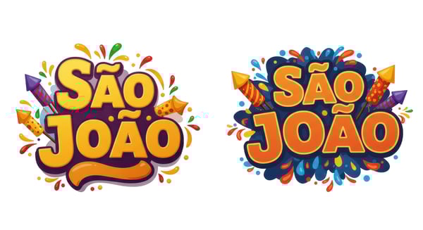 Lettering São João