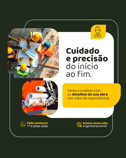 ENGENHARIA DETALHES SOCIAL MEDIA FEED PSD EDITÁVEL