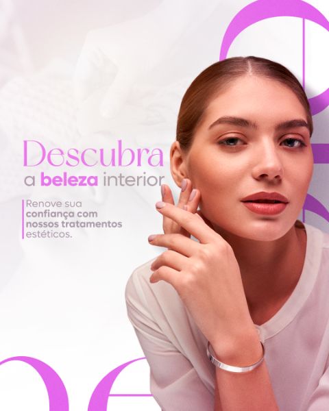 DESCUBRA A BELEZA INTERIOR SOCIAL MEDIA ESTÉTICA FEED