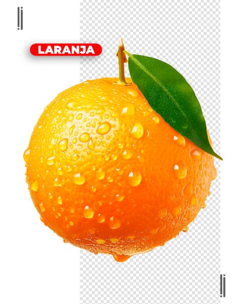 FRUTA | LARANJA | IMAGEM SEM FUNDO | PSD EDITÁVEL