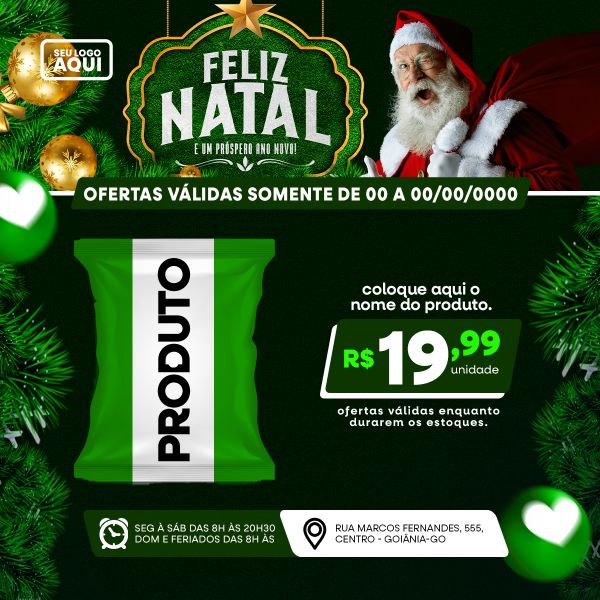 TABLÓIDE | FOLHETO | FELIZ NATAL | PSD EDITÁVEL