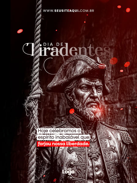 FEED 21 DE ABRIL DIA DE TIRADENTES SOCIAL MEDIA PSD EDITÁVEL 001