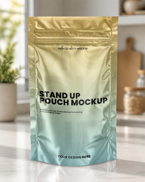 EMBALAGEM METÁLICA PSD EDITÁVEL MOCKUP