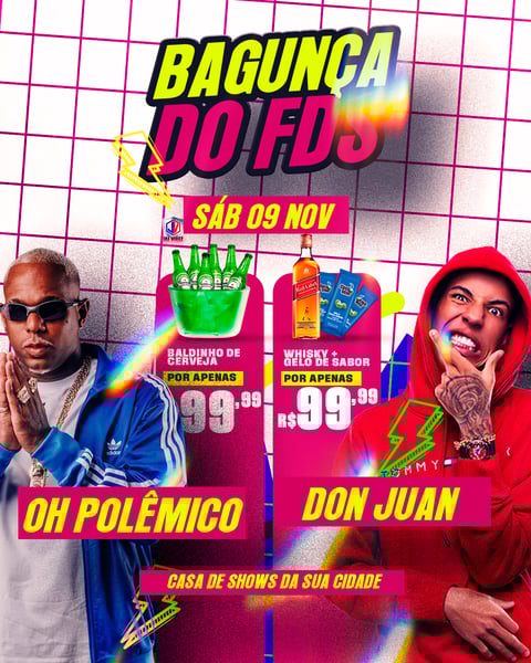 EVENTO BAGUNÇA DO FDS