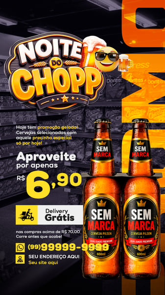 SOCIAL MEDIA NOITE DO CHOOPP STORYS