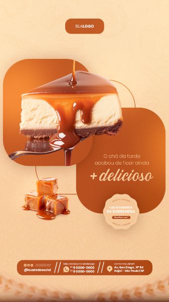 CHÁ DA TARDE  PANIFICADORA SOCIAL MEDIA STORY