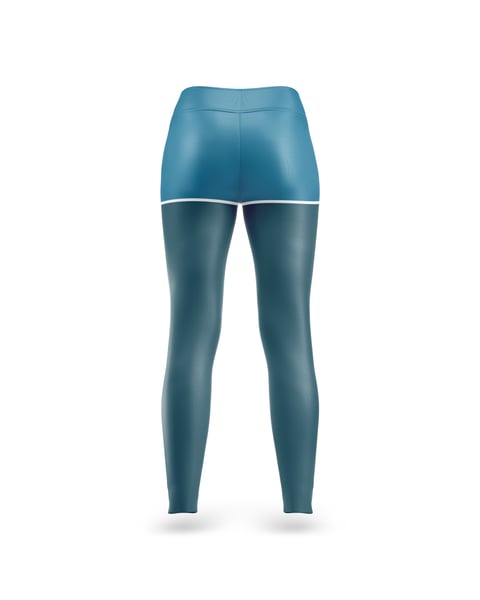 CALÇA LEGGING VISTA DE TRÁS PSD EDITÁVEL MOCKUP