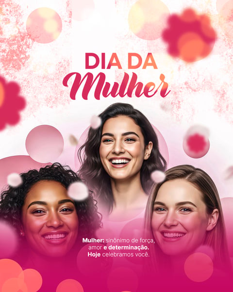 DIA DA MULHER CARD SOCIAL MEDIA