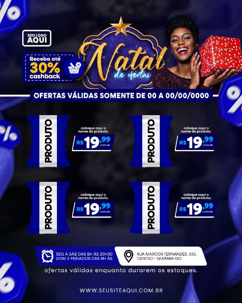 POST FEED | TABLÓIDE | FOLHETO | FELIZ NATAL | PSD EDITÁVEL