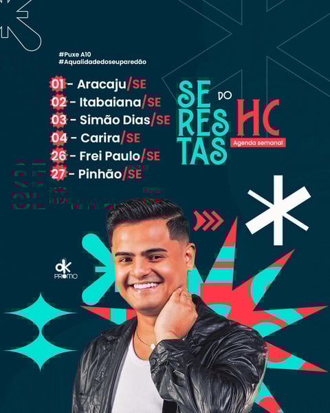 TDF FLYER HC AGENDA SEMANAL DE SHOW FEED PSD EDITAVEL