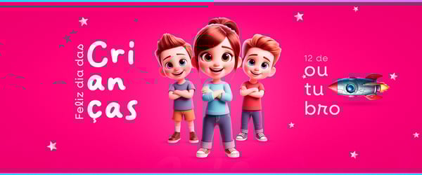 FELIZ DIA DAS CRIANÇAS - PSD EDITÁVEL DIA DAS CRIANÇAS