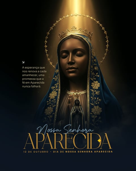 DIA DE NOSSA SENHORA APARECIDA 12 DE OUTUBRO SOCIAL MEDIA 02