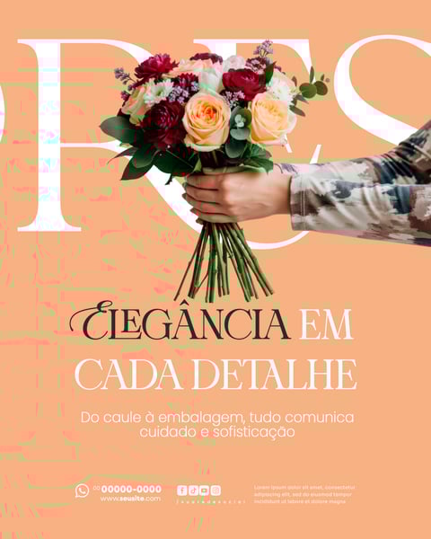FLORICULTURA SOCIAL MEDIA PSD EDITÁVEL 4