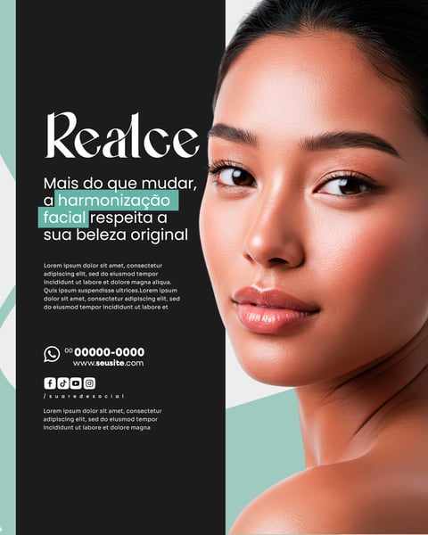 ESTÉTICA HARMONIZAÇÃO FACIAL SOCIAL MEDIA PSD EDITÁVEL 4
