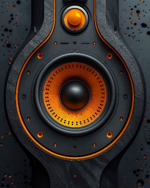 CAIXA DE SOM | FUTURISTA | BACKGROUND