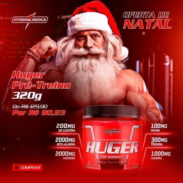 UZG SOCIAL MEDIA NATAL FEED BLACK FRIDAY HUGER PRÉ TREINO 320G
