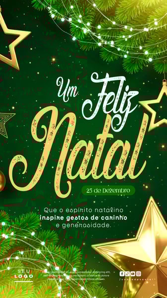 FELIZ NATAL E PRÓSPERO ANO NOVO 25 DE DEZEMBRO STORY SOCIAL MEDIA PSD EDITÁVEL (5)