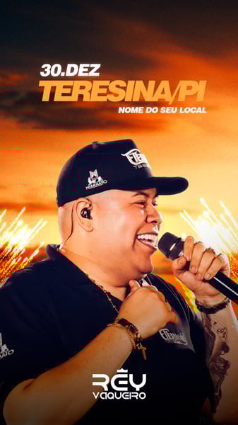 PSDS EDITÁVEIS - AGENDA DE SHOWS PARA CANTORES 2026/2025