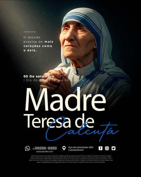 05 DE SETEMBRO DIA DE MADRE TERESA DE CALCUTÁ 4