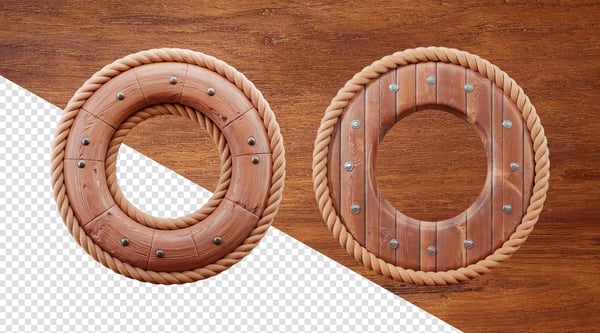 WRS ELEMENTOS DE MADEIRAS PARA COMPOSIÇÃO DE ARTES MODELO 17