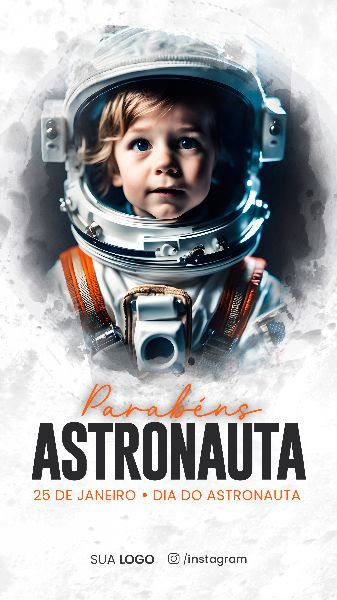 SOCIAL MEDIA - 09 DE JANEIRO DIA DO ASTRONAUTA