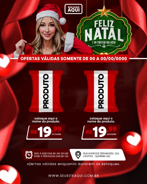 POST FEED | TABLÓIDE | FOLHETO | FELIZ NATAL | PSD EDITÁVEL