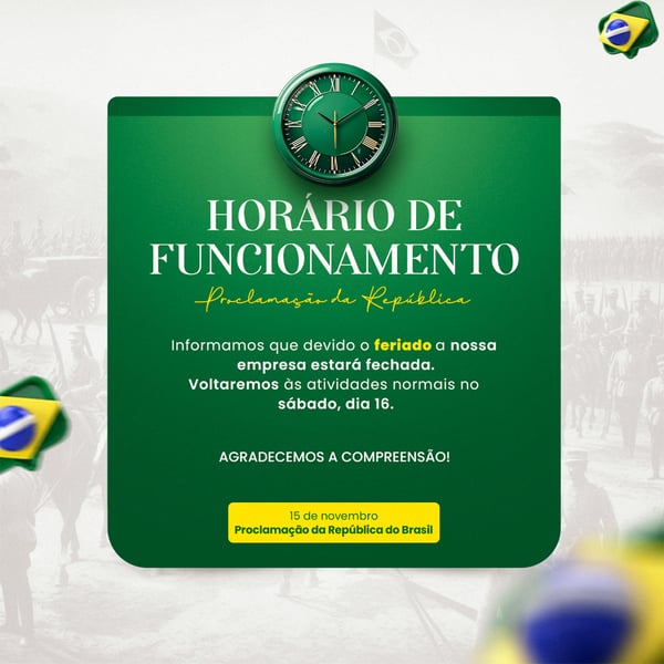 DIA DA PROCLAMAÇÃO DA REPÚBLICA DO BRASIL 15 DE NOVEMBRO