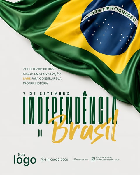 07 de SETEMBRO INDEPENDÊNCIA DO BRASIL PSD EDITÁVEL 4