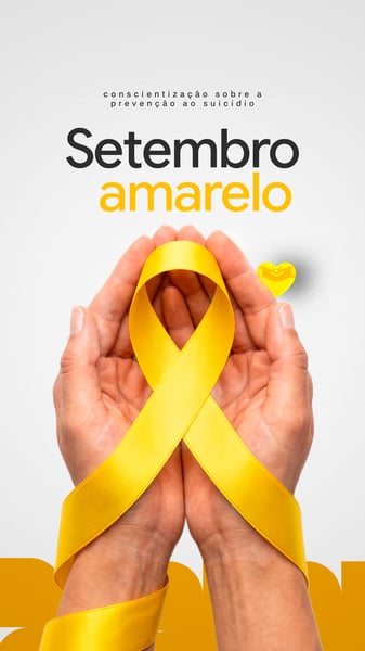 SETEMBRO AMARELO CONSCIENTIZAÇÃO PREVENÇÃO SUICÍDIO PSD 1