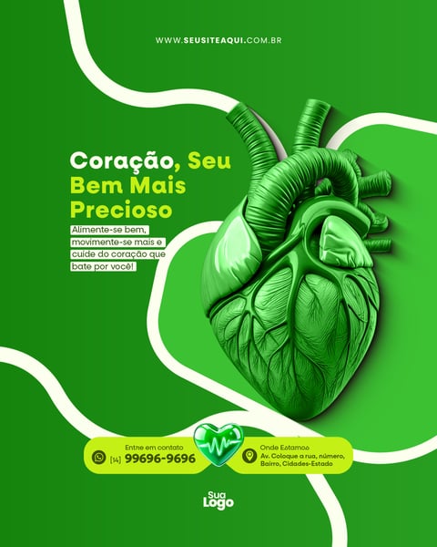 Post Feed Vertical - Clinica Médica - Social Media