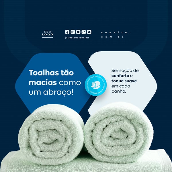 CAMA MESA E BANHO ENXOVAL FEED SOCIAL MEDIA PSD EDITÁVEL