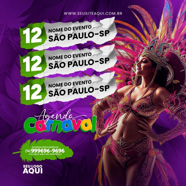 CARNAVAL | CARNIVAL | FESTA | PSD EDITÁVEL