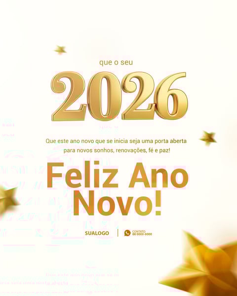 SOCIAL MEDIA FELIZ ANO NOVO