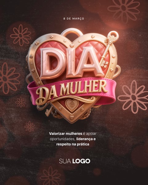 DIA DA MULHER CARD SOCIAL MEDIA