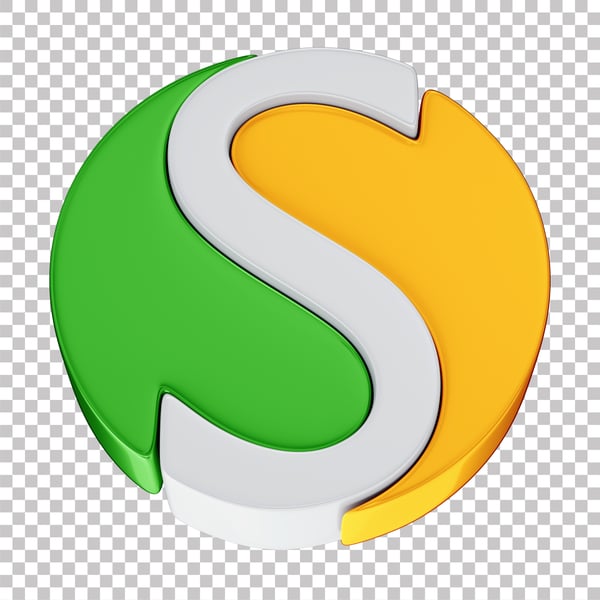 ASSET 3D LOGO SIMPLES NACIONAL CONTABILIDADE COM FUNDO ISOLADO 6