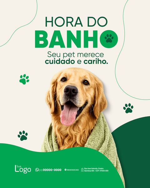 SOCIAL MEDIA PET SHOP PSD EDITÁVEL 1