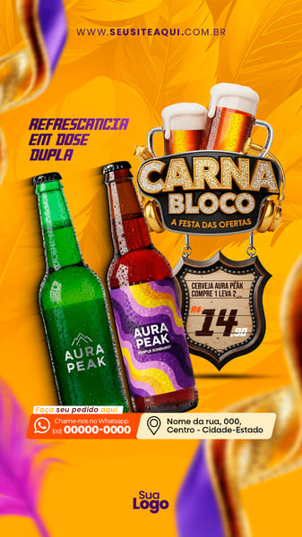 STORY BLOCO CARNAVAL SOCIAL MEDIA PSD EDITÁVEL 03