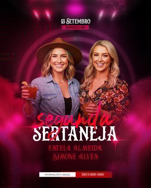 FLYER EVENTOS ARTISTAS SHOWS FESTA SOCIAL MEDIA PSD EDITÁVEL 26