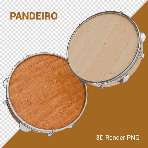 ZRM PANDEIRO 3D RENDER PNG PARA COMPOSIÇÃO (15)