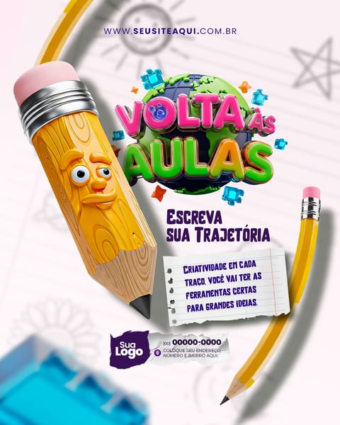 FEED ESCOLA VOLTA ÀS AULAS SOCIAL MEDIA PSD EDITÁVEL 9