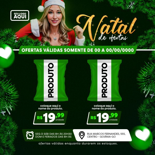 TABLÓIDE | FOLHETO | FELIZ NATAL | PSD EDITÁVEL