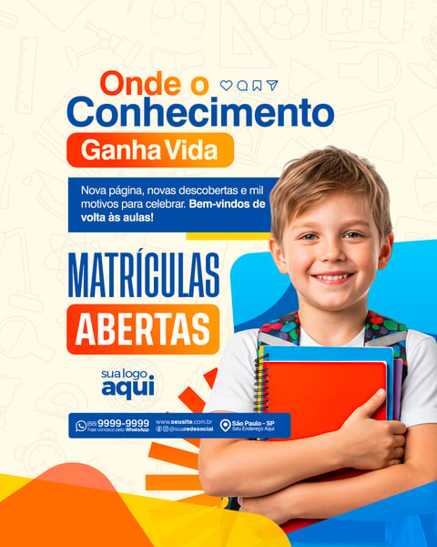 SOCIAL MEDIA REDE MUNICIPAL DE EDUCAÇÃO VOLTA ÀS AULAS